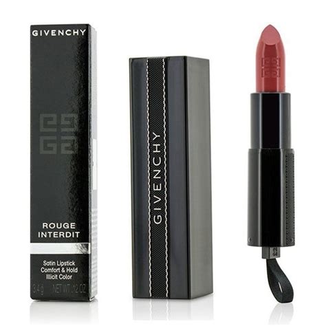 givenchy rose alibi|Givenchy Rose Alibi (09) Rouge Interdit Satin Lipstick  .